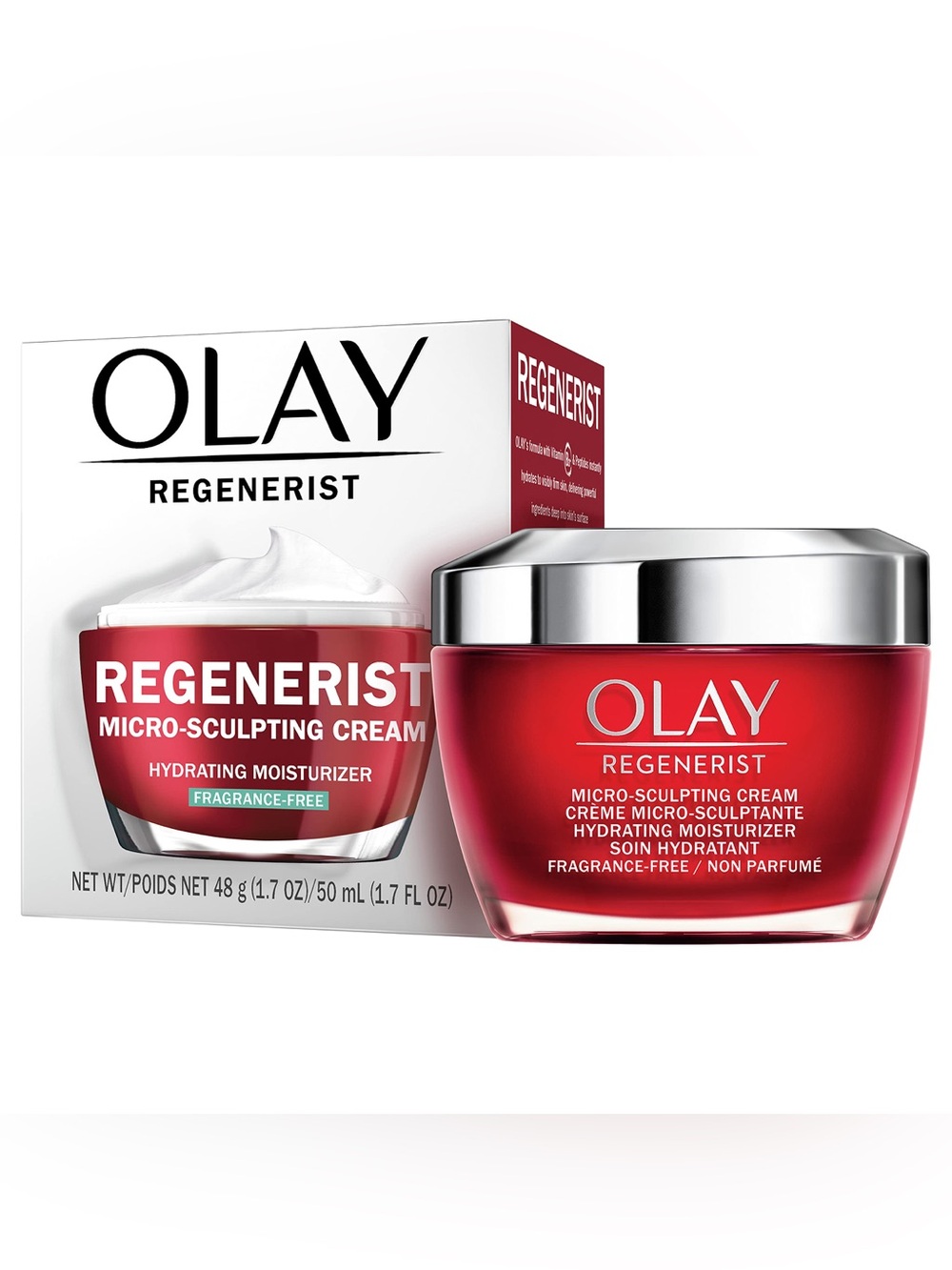 Olay Regenerist Micro-Sculpting Cream Hydrating Moisturizer - Fragrance Free